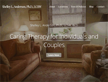 Tablet Screenshot of anderson-psychotherapy.com